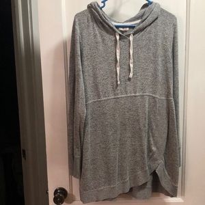 Grey tunic sweater